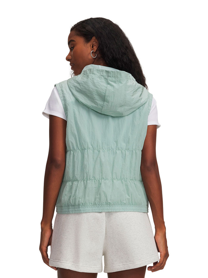 UA Rival Woven Bungee Vest azul para mujer