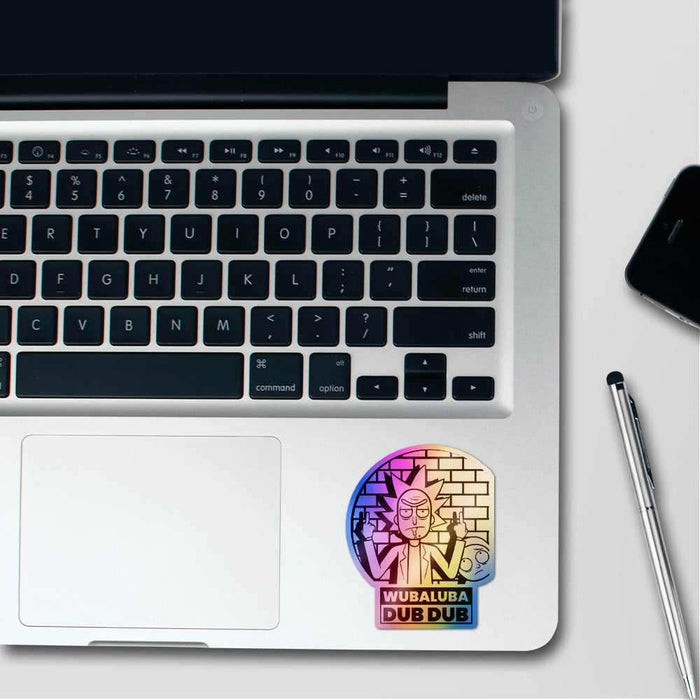 Rick Holographic Stickers - Holographic stickers | STICK IT UP
