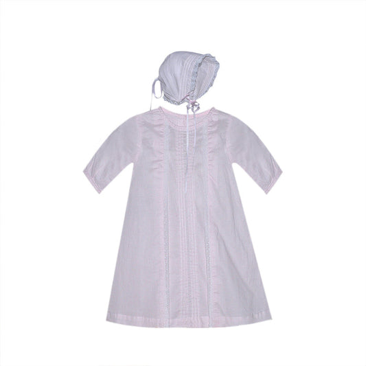 Baby Sen Sammie Daygown w/ Tucks-Pink