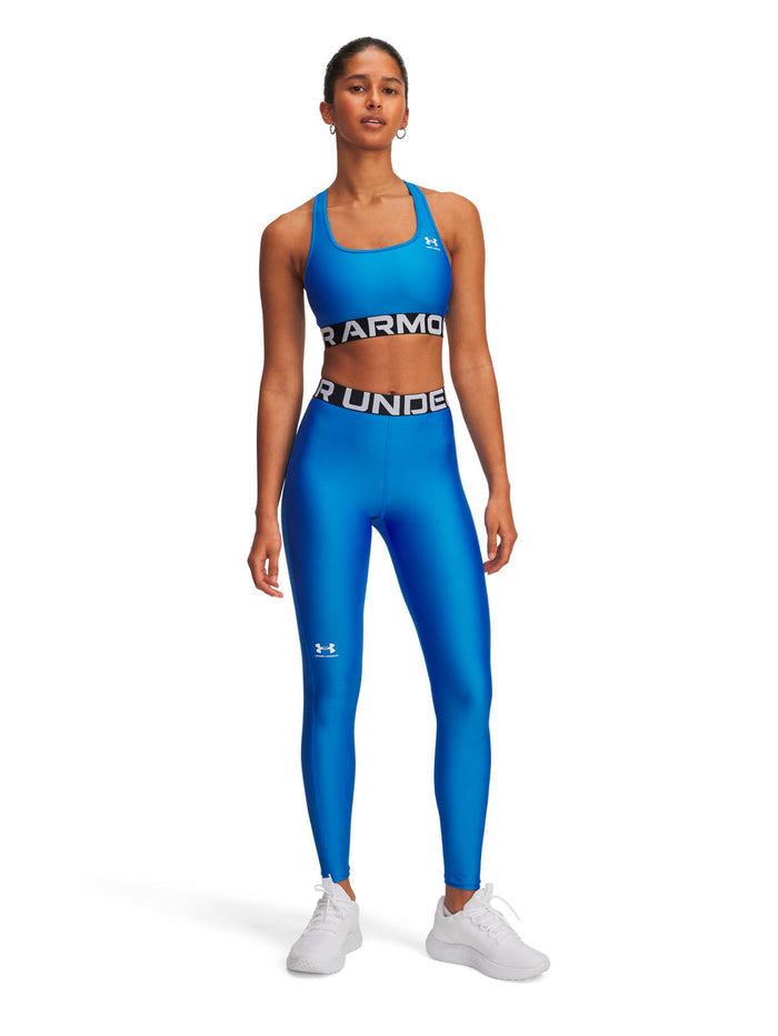 Calzas de entrenamiento para mujer HeatGear azul Under Armour