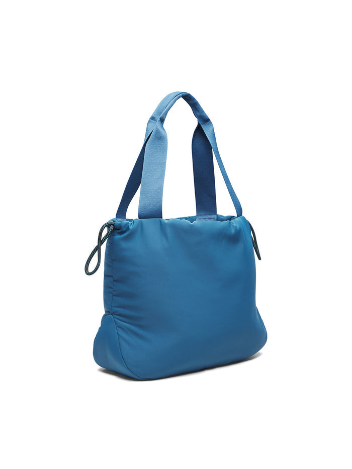 UA Studio Cinch Tote azul para mujer