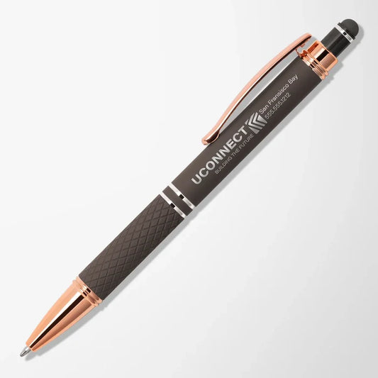 Diamond Stylus Pen with Rose Gold Trim