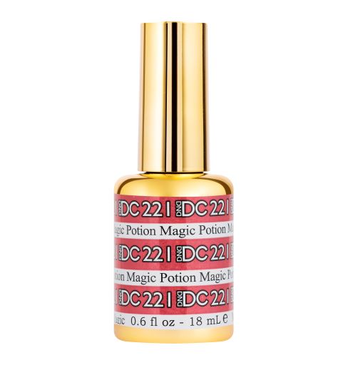 DND DC Mermaid Soak off Gel in holographic glitter - #221 Magic Potion