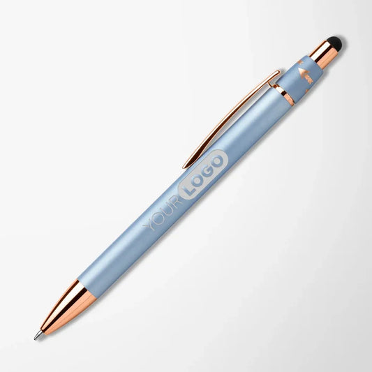 Engraved Pearlized Gyro Fidget Stylus Pen