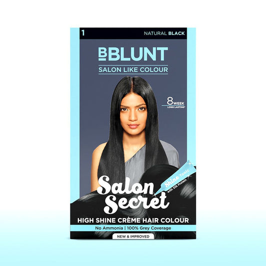 FREEBIE - Salon Secret High Shine Crème Hair Colour - Natural Black- 100 g