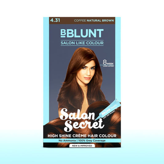 FREEBIE - Salon Secret High Shine Crème Hair Colour Coffee Natural Brown - 100 g
