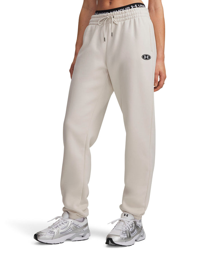 UA Icon Fleece blanco para mujer