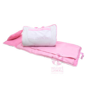 Oh Mint Pink Seersucker Nap Roll