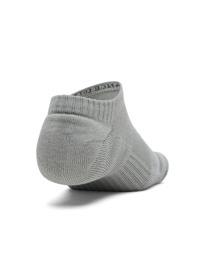 UA Performance Algodón 3-Pack Calcetín gris unisex