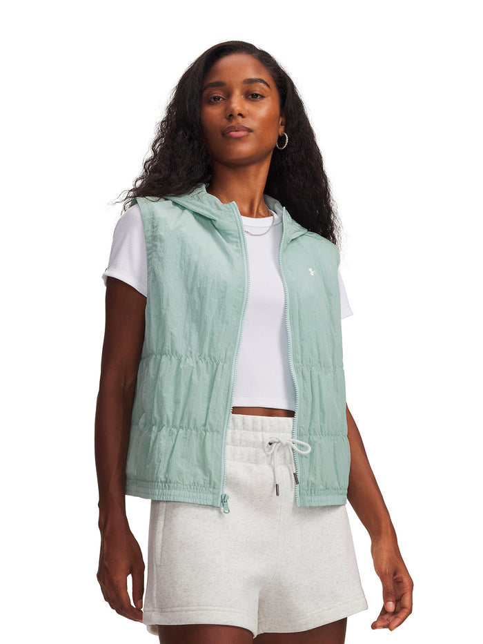 UA Rival Woven Bungee Vest azul para mujer