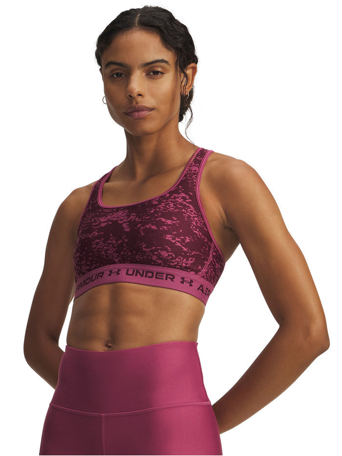 Peto de Entrenamiento para Mujer Crossback mid Rojo Under Armour
