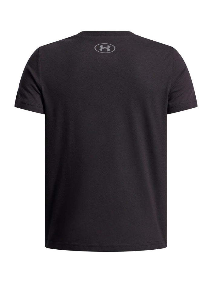 Polera manga corta Lifestyle para niño GL Foundation negro Under Armour