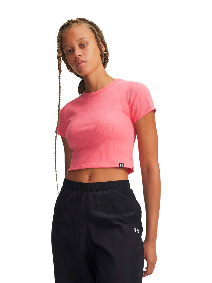 UA Rival Rib Baby rosado para mujer