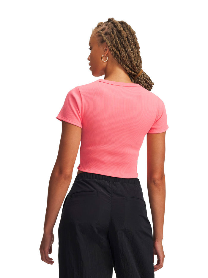 UA Rival Rib Baby rosado para mujer