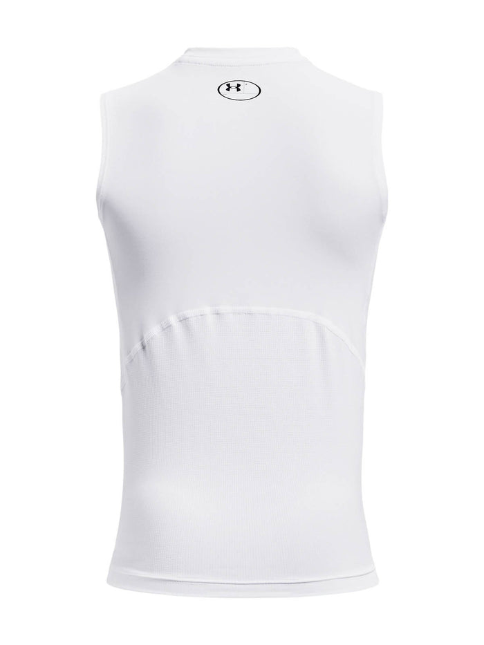 Primera capa superior para niño HeatGear blanco Under Armour