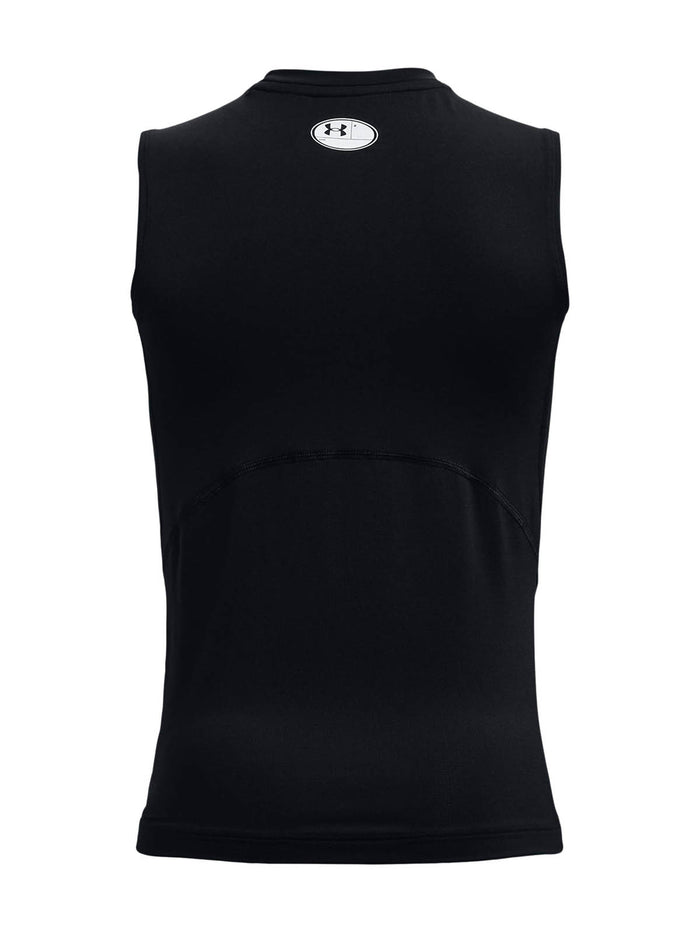 Primera capa superior para niño HeatGear negro Under Armour