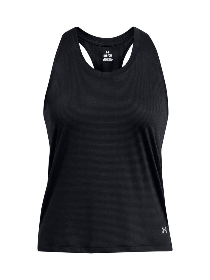 Polera sin mangas de lanzamiento UA para mujer