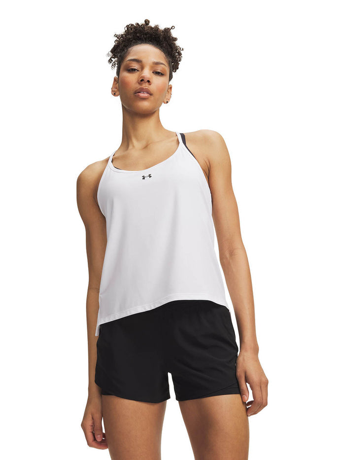 UA Vanish Tank Polera sin manga blanco para mujer
