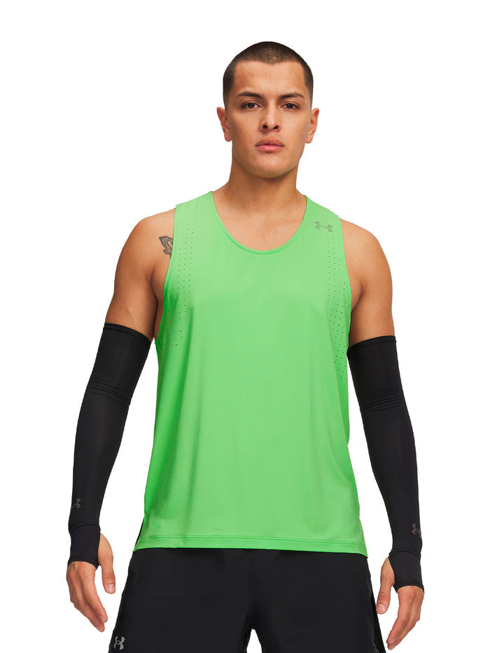 UA Velociti Pro Singlet verde para hombre