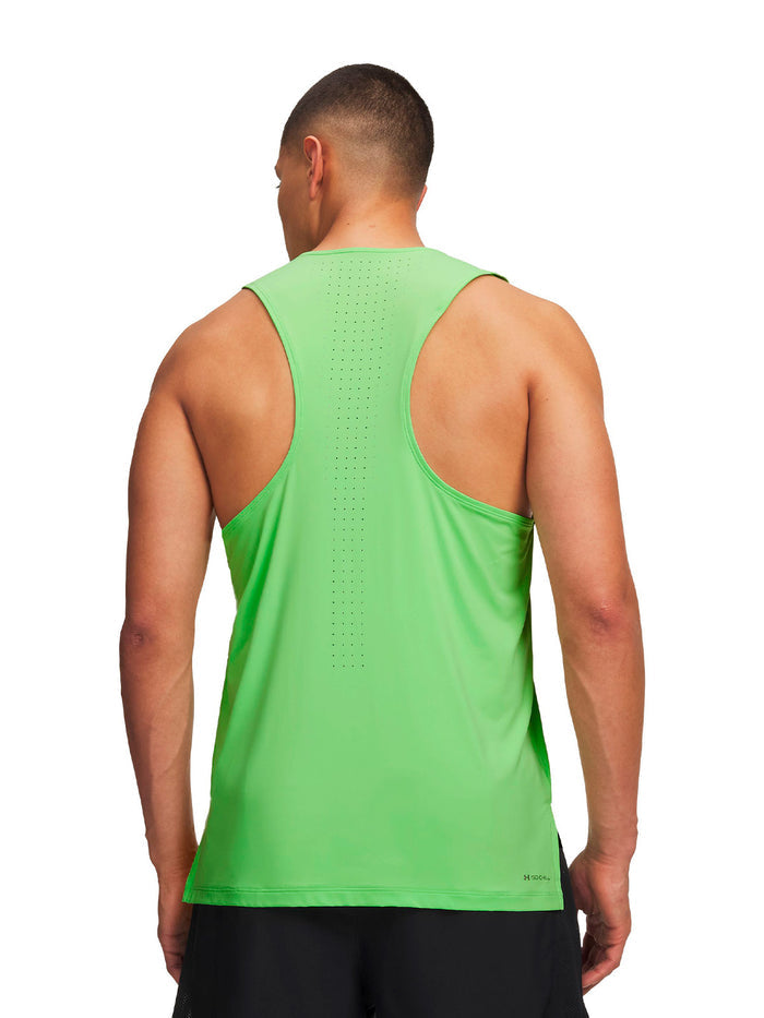 UA Velociti Pro Singlet verde para hombre