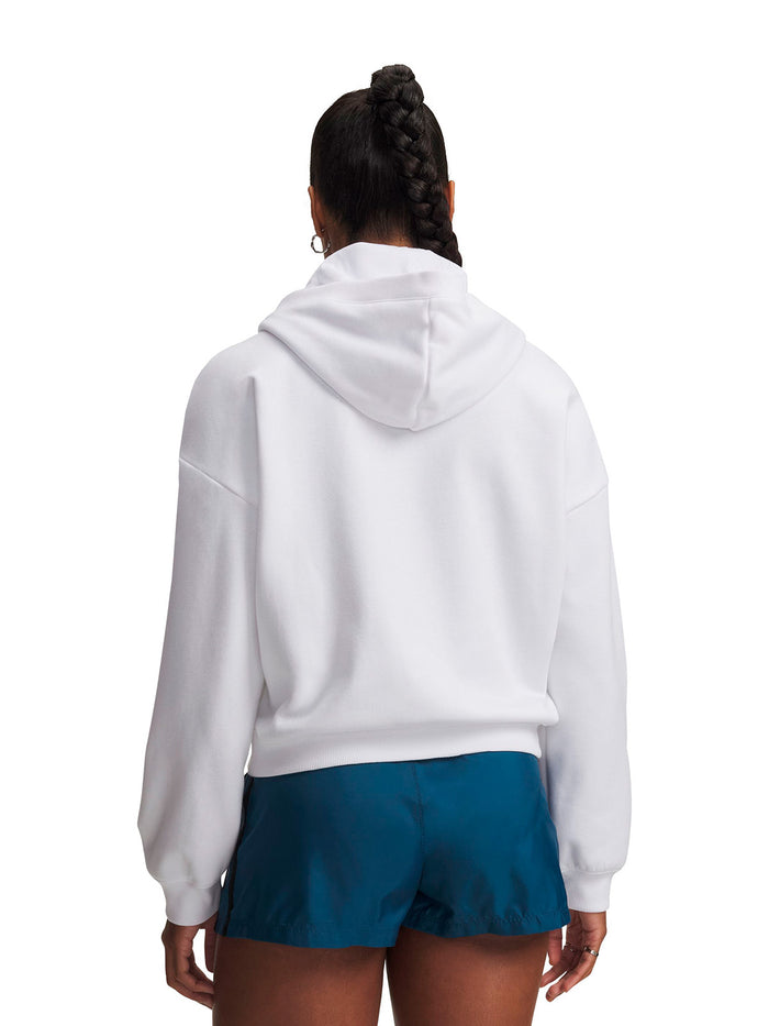 UA Icon Fleece blanco para mujer