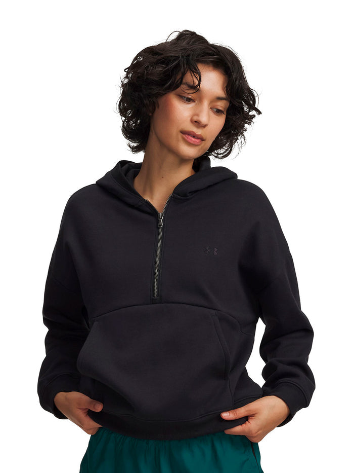 UA Icon Fleece negro para mujer