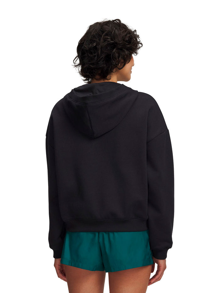 UA Icon Fleece negro para mujer