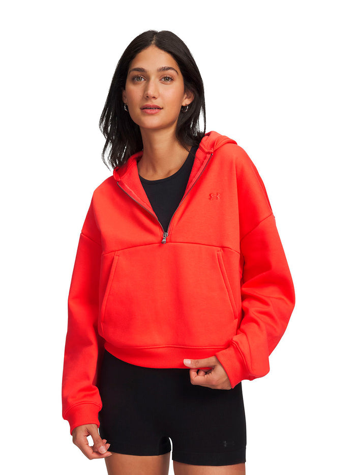 UA Icon Fleece rojo para mujer