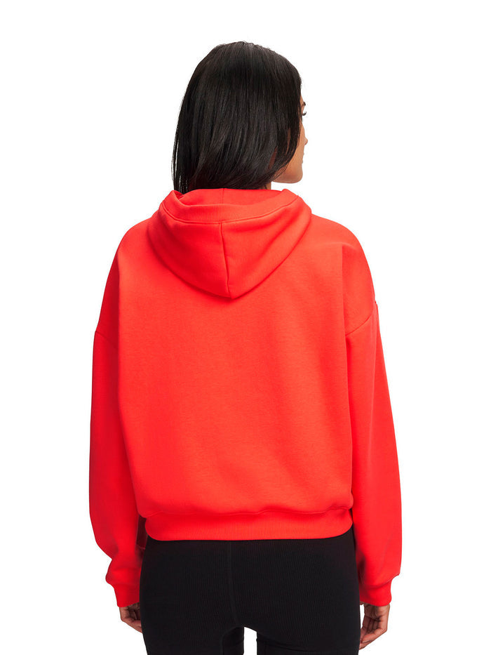 UA Icon Fleece rojo para mujer