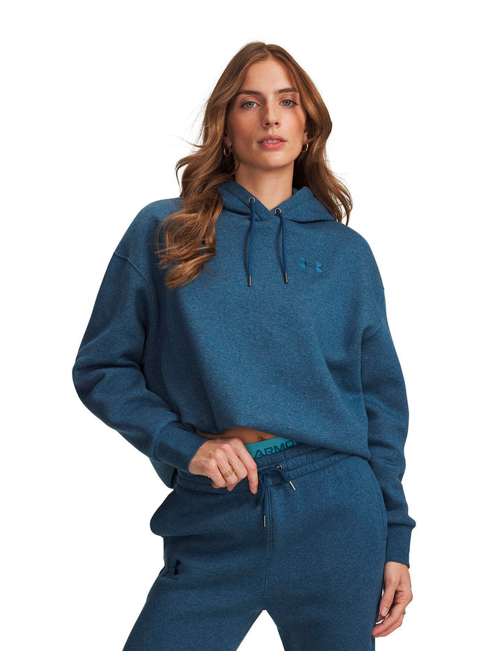 UA Icon Fleece Oversized azul para mujer