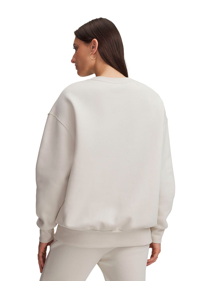 UA Icon Fleece Oversized blanco para mujer