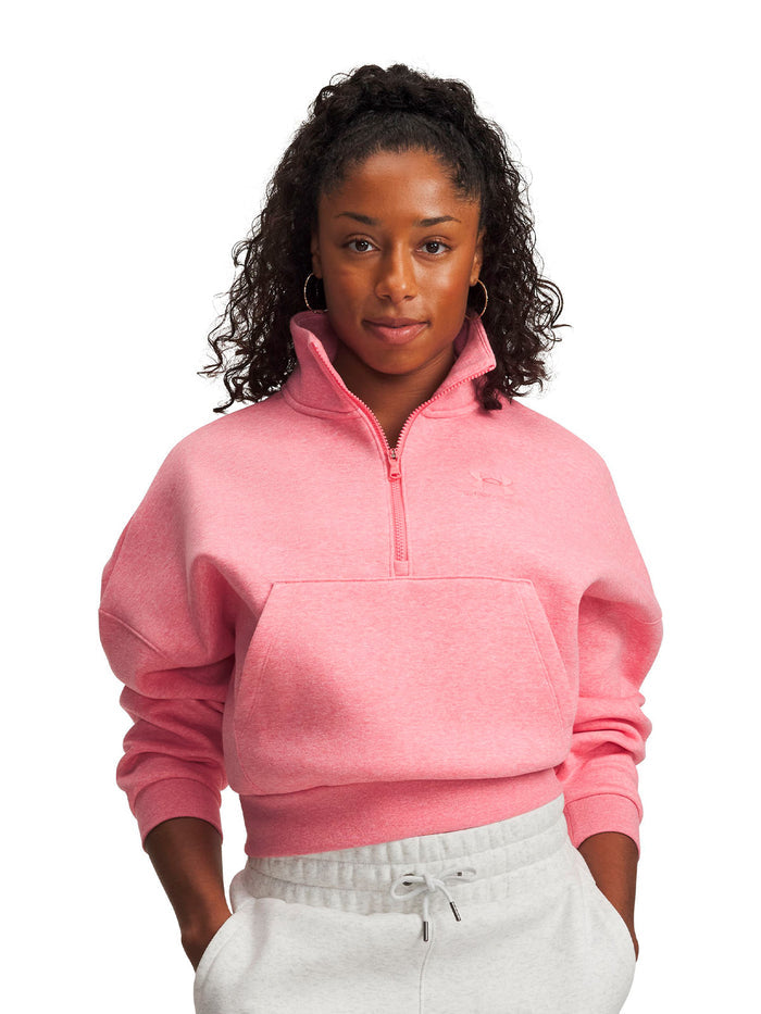 UA Icon Fleece Oversized rosado para mujer