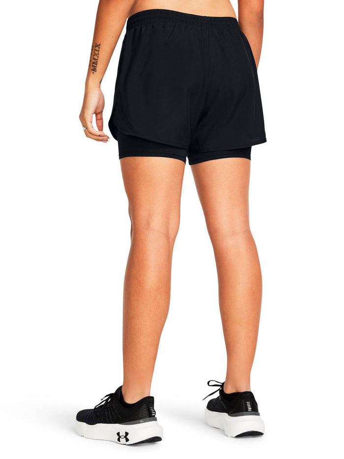Shorts Under Armour Fly-By 2 en 1 para mujer
