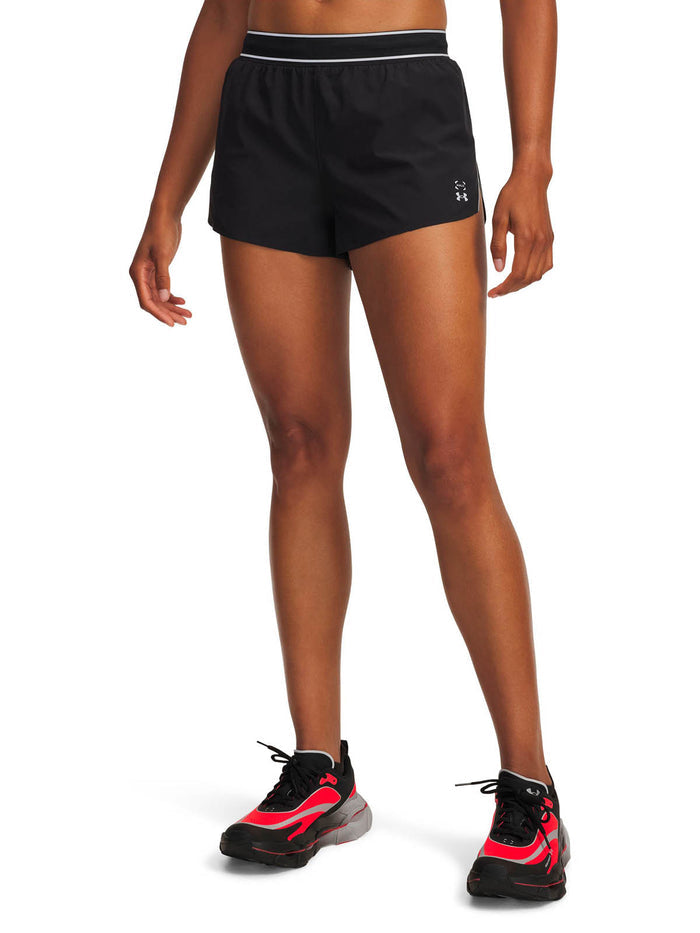 Short Running para mujer Halo Run negro Under Armour