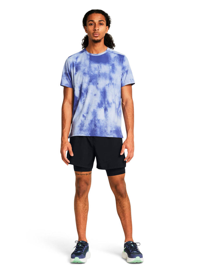 Shorts UA Launch 2 en 1 de 5" para hombre