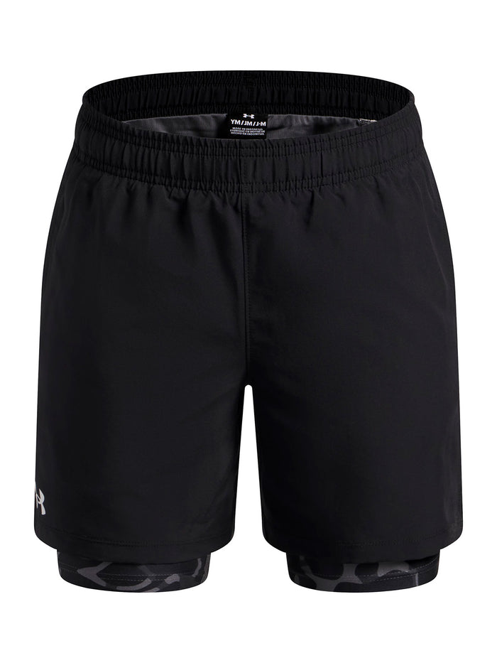 UA Tech Woven 2 en 1 negro para niño