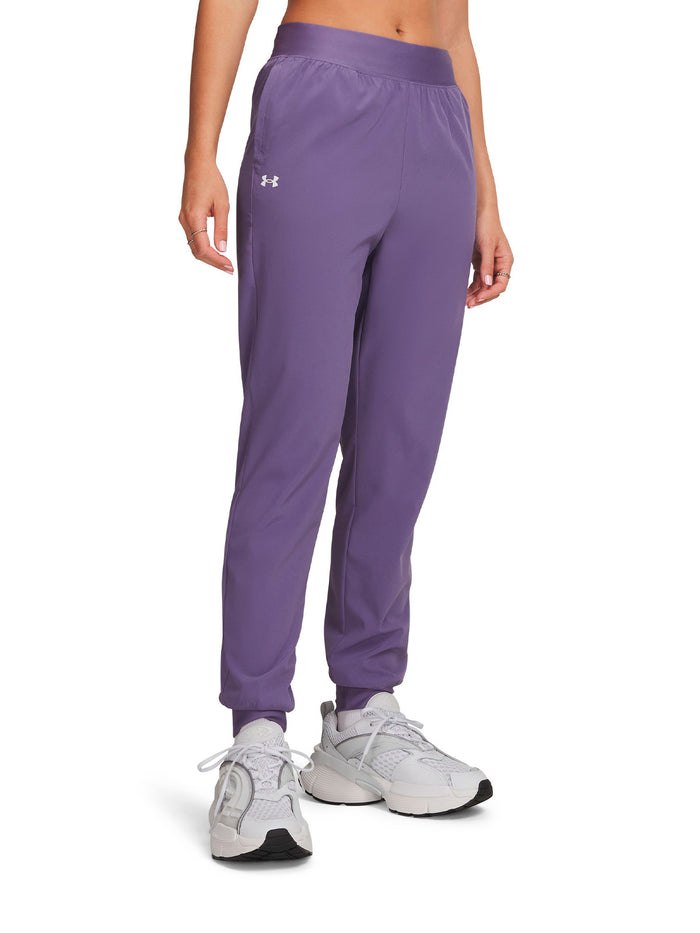 UA Rival High-Rise Woven morado para mujer