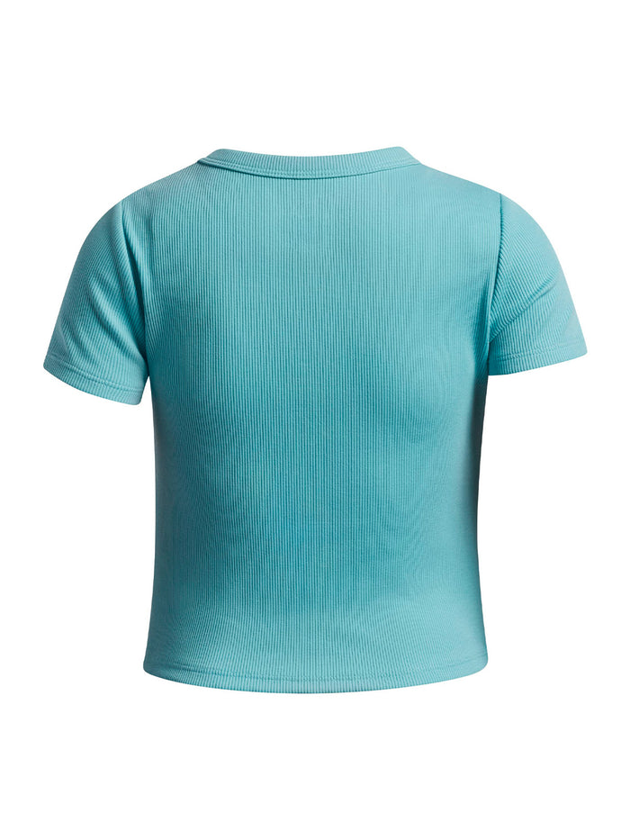 UA Rival Rib azul para niña