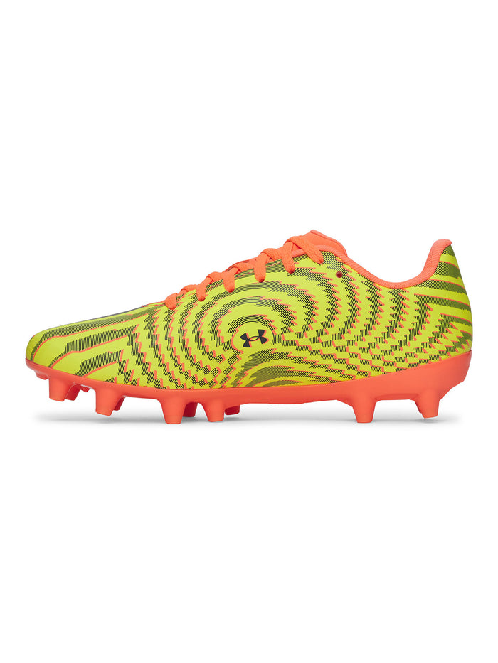 UA Shadow Club 4 FG Jr Zapatilla naranjo para niño