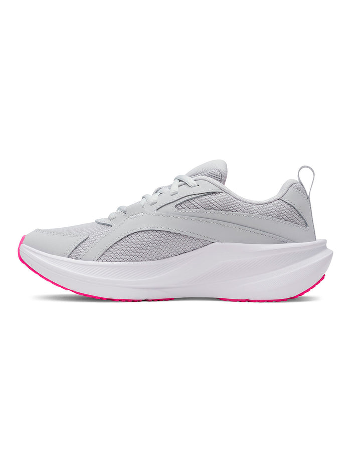 Zapatilla UA Charged+ Assert 11 gris para niña