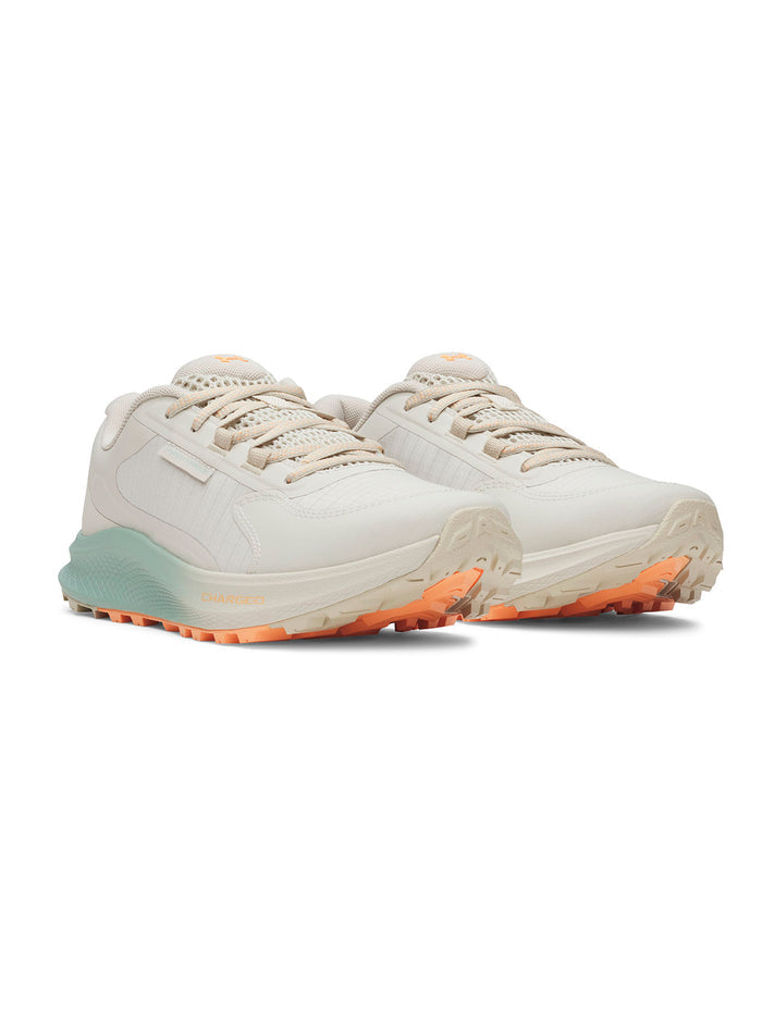 Zapatilla UA Bandit Trail 3 blanco para mujer