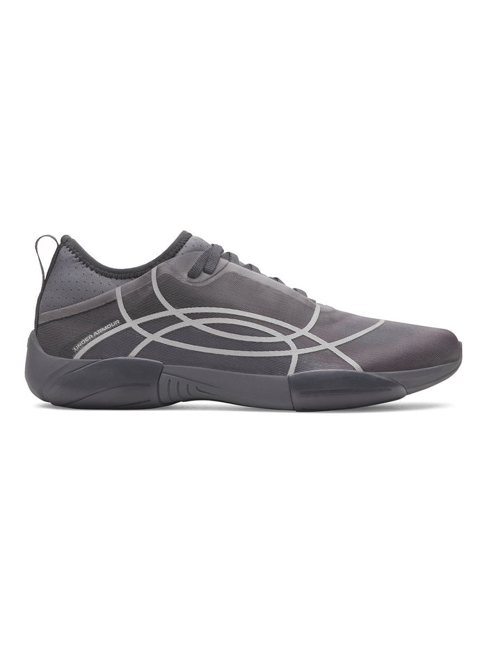 UA Sculpt Trainer Zapatilla gris para mujer