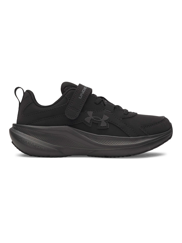 Zapatilla UA Assert 11 AC Uniform negro para niño preescolar