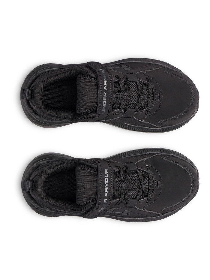Zapatilla UA Assert 11 AC Uniform negro para niño preescolar