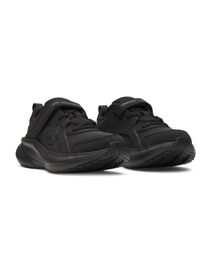 Zapatilla UA Assert 11 AC Uniform negro para niño preescolar