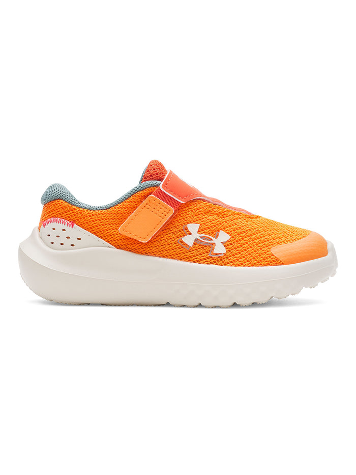 Zapatilla Running Bebé Surge 4 Naranjo Under Armour