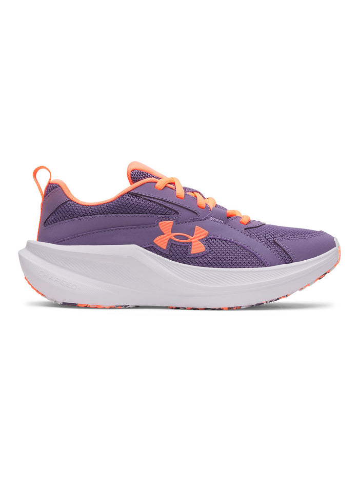 Zapatilla UA Charged+ Assert 11 morado para niña