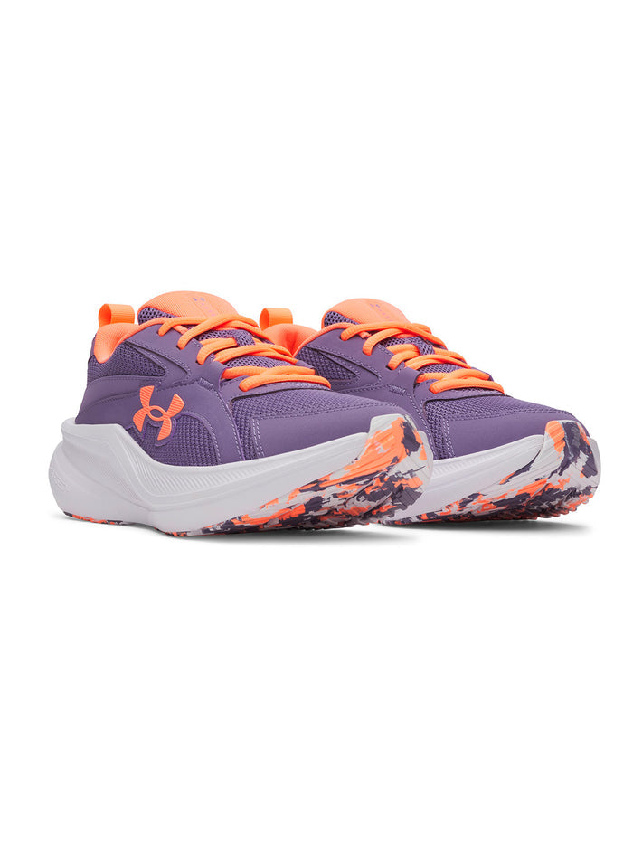 Zapatilla UA Charged+ Assert 11 morado para niña