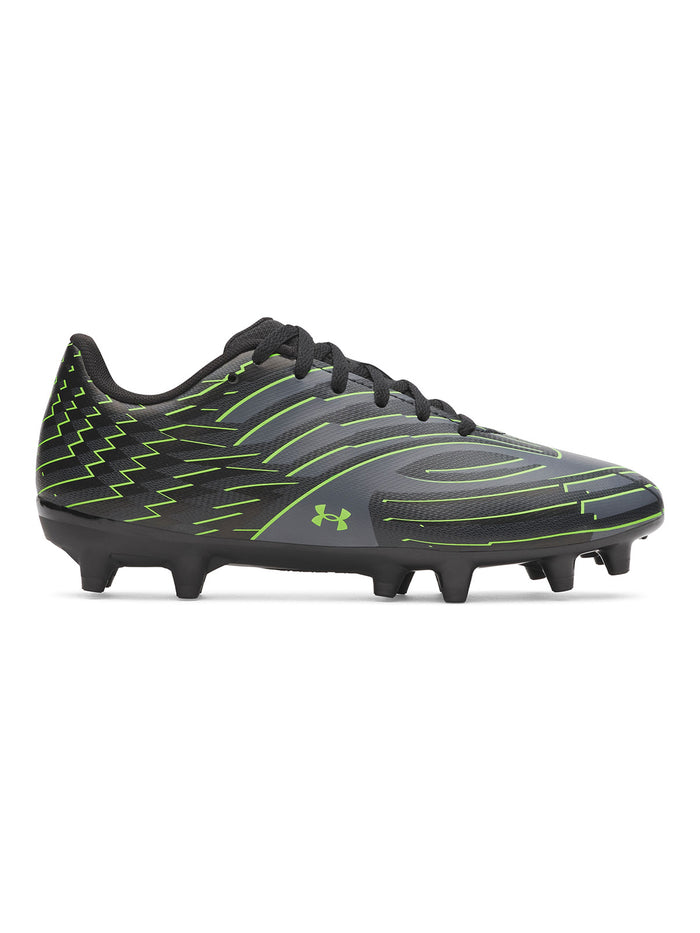 UA Shadow Club 4 FG Jr Zapatilla negro para niño